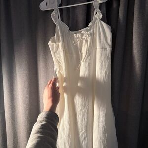 No Boundaries Off-White Textured Blouse